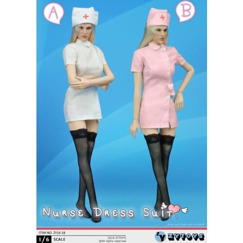 1/6 scale figure doll accessory Female Nurse uniform sets for 12" action figure doll Not included body,head and weapon