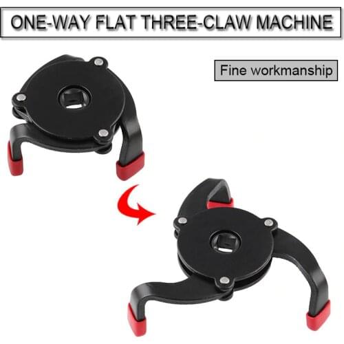 Portable 3 Jaw Oil Filter Wrench Cars Oil Filter Remover Tool Interface Special Tools Repair Wrench Tool