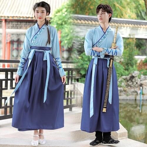 Chinese Dress Oriental Style Hanfu Costume Cosplay Ancient Traditional Elegant Tang Dynasty Heroes Princess Performance Clothes