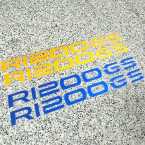 Motorcycle For BMW R1200GS R1200 R 1200 GS Helmet Tank Pad Stickers Body Shell Wheels Rims Decal ADV Adventure 2015 2016 2017