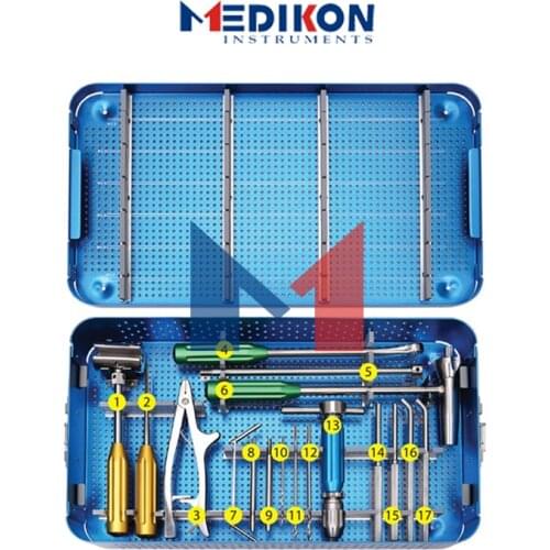 New German Elastic Nail Instruments Set orthopedic ortho surgery End Cup Inserter Bender Locking Pliers Hammer Guider forcep set