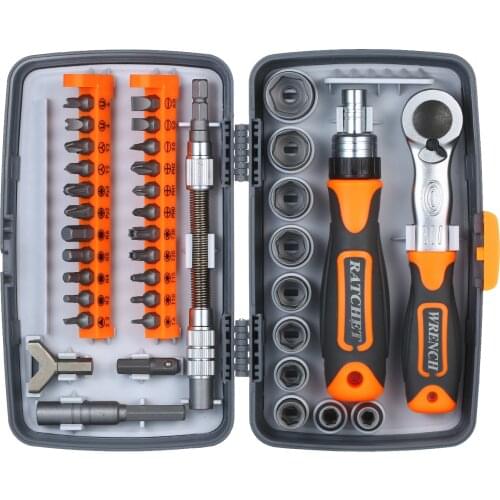38pc Precision Ratchet Screwdriver Bit Set Magnetic Screwdrivers Kit Electronics Repair Tool Kit for Phone Laptop Watch