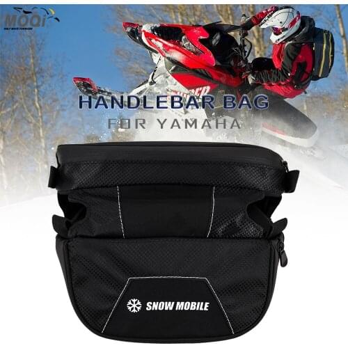 NEW Snowmobile Double bag Handlebar Bag Fits FOR YAMAHA HANDLEBAR BAG SIDEWINDER SR VENTURE SR VIPER Waterproof Bag 2014-2019