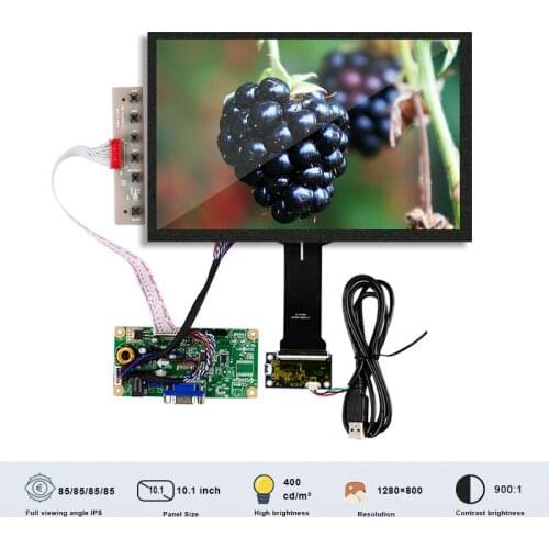 Original BOE EV101WXM-N10 10.1 Inch Touch Screen With Lcd Controller Board Lvds Interface 40 Pins 1280*800