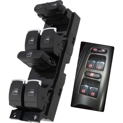 Master Window Controller Switch For VW Jetta Golf GTI MK4 Passat B5 Driver Side 3BD959857 3BD 959 857 1998-2005 Car Accessories