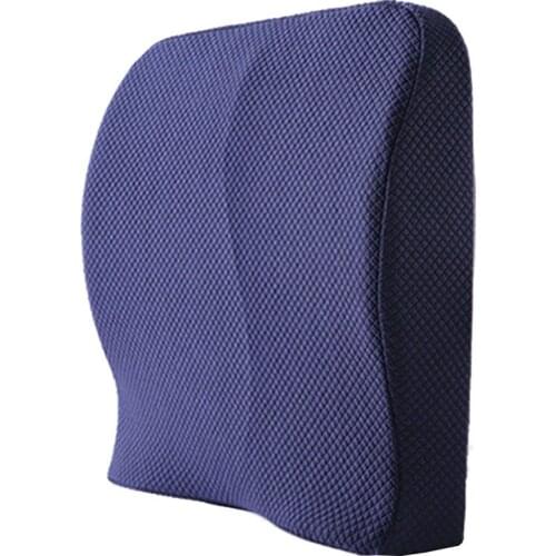Modern Simple Design Lumbar Back Support Waist Pillow Pad Seat Cushion Memory Foam Fit Ergonomic Design Chair Cushion