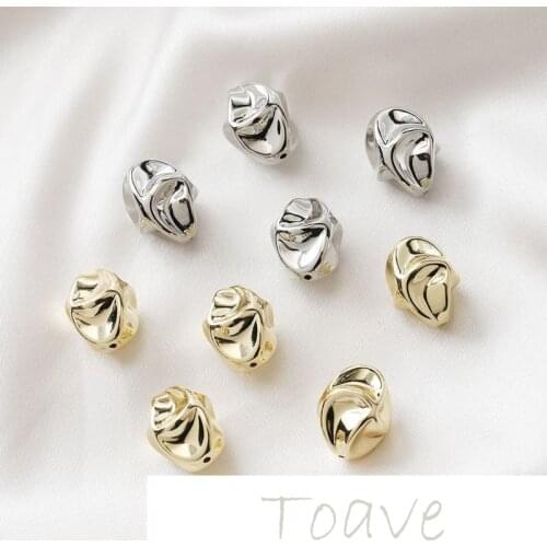Resin twisted straight hole beads diy beaded earrings necklace bracelet material accessories