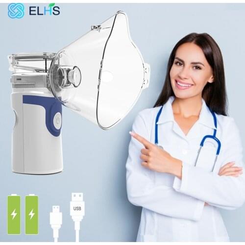 Portable Inhalator Health Care Inhale Nebulizer Mesh Atomizer Mini Inhale Nebulizer Medical Mute Atomizer Nebulizador