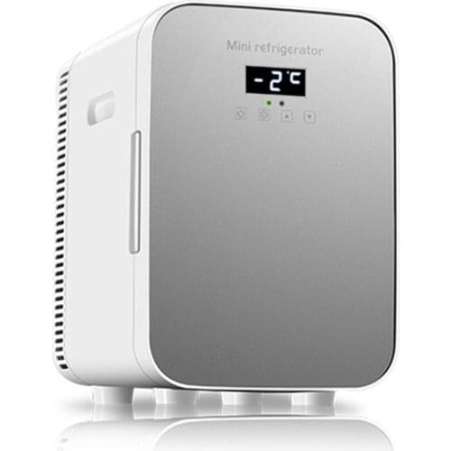 Mini Fridge 13.5L Can Portable Personal Small Refrigerator Compact Cooler And Warmer For Food Bedroom Dorm Office Car