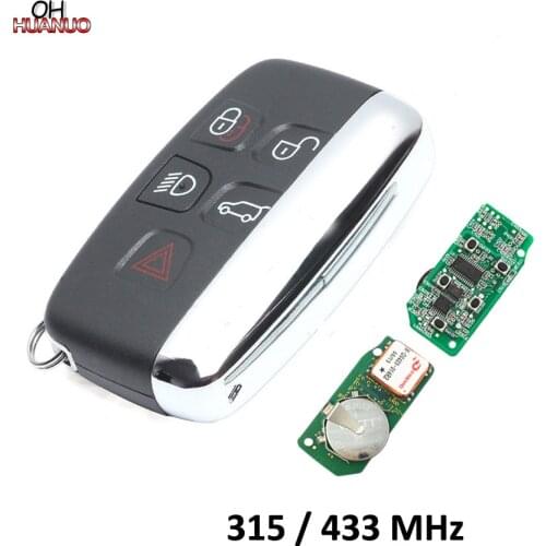 BRAND NEW 4+1/5 Buttons Remote Control Key Fob For-Land Rover LR2 LR4 2012-2015 Discovery Freelander Smart Key 315mhz/433mhz