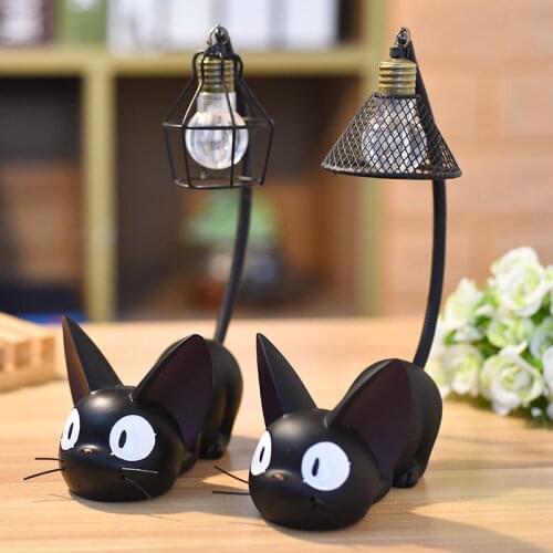 Magic Cat Animal Led Kids Night Lights for Childrens Bedroom Lamp Desk Light Fixtures Cartoon Cute Baby Luminaire Home Decor