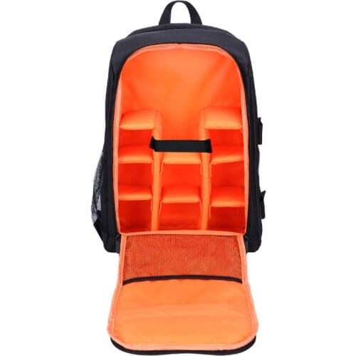 Waterproof Nylon Camera Backpack Case Bag Men Women 15.6 inch Laptop Bagpack