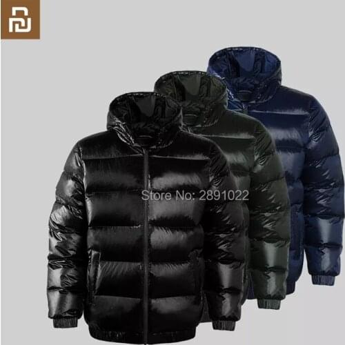 Youpin fashion city zero diamond velvet thick down jacket thickened warmth and water repellent mens jacket in winter