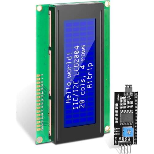 LCD2004 IIC/I2C LCD Display Monitor 2004 20X4 5V Character Blue Backlight Screen LCD2004 IIC I2C for arduino LCD display