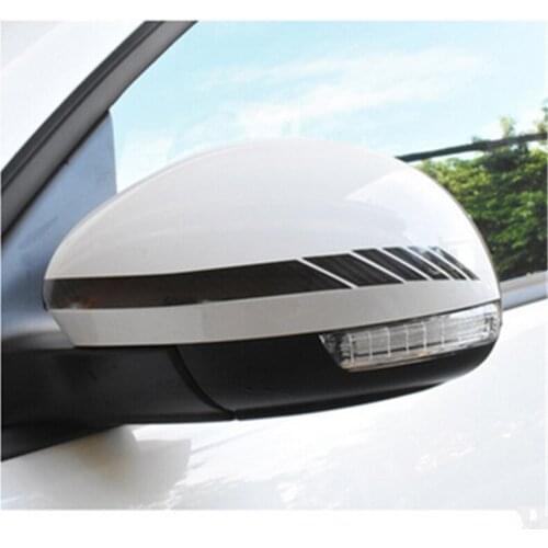 1 pair Universal Rear-view Mirror Stickers side decal for Ford Focus Fusion Escort Kuga Ecosport Fiesta Falcon EDGE/Explorer