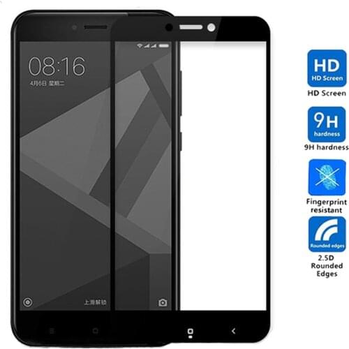 3D tempered on the glass for xiaomi redmi note 4 4X 5 5A plus pro S2 protective film phone screen protector glass smartphone