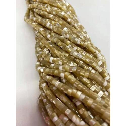 AAAAA natural horseshoe shell cutting Angle 2x3mm2x4mm DIY jewelry boutique crystal length 38cm