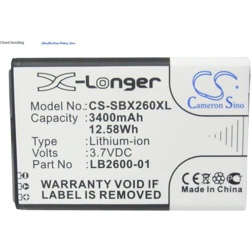 Cameron Sino 3400mAh Battery LB2600-01 for 4G Systems XSBox GO