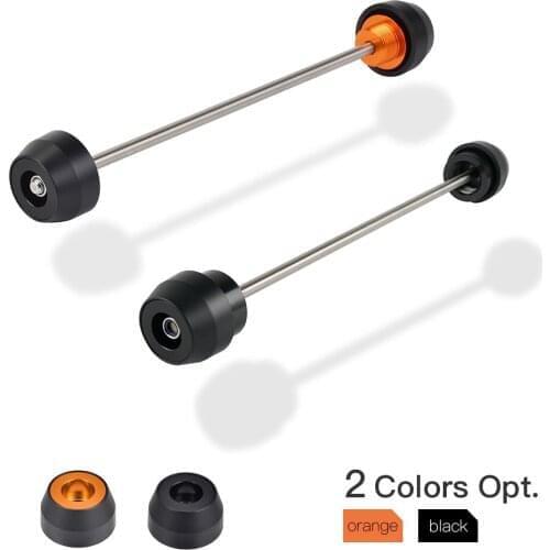 Aluminum Delrin Motorcycle Front Rear Axle Sliders for KTM 790 Adventure /R 2019 2020 Curseurs De Moto Anti Crash Accessories