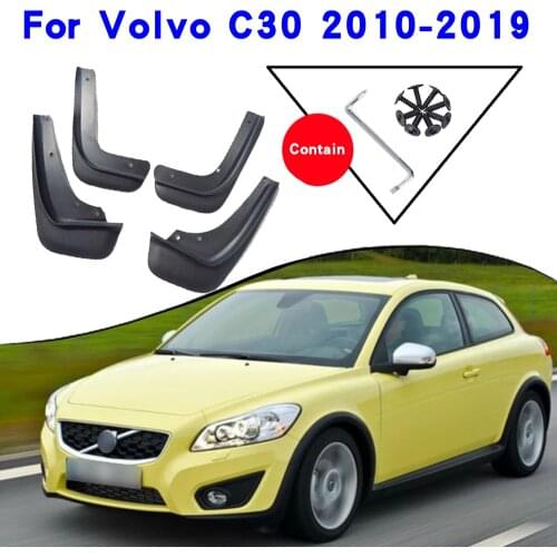 Car Fender Accessories For Volvo C30 Mudguards Fender 2010-2019 Mudguards Splash Guards Fender Mudflaps Car Fender Mud Flaps