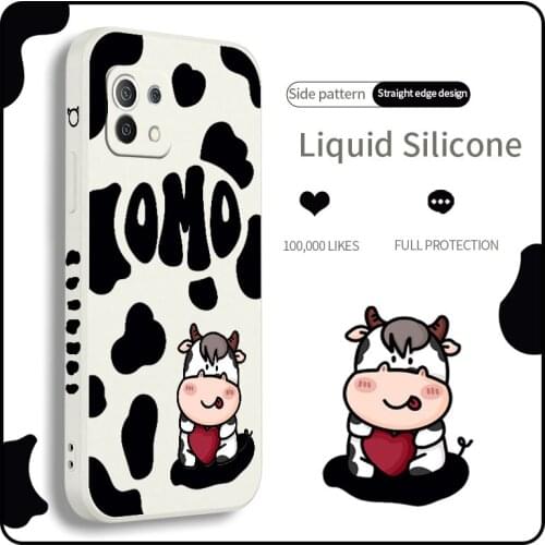 Milk Veal Phone Case For Xiaomi Mi 11 10T 10 lite 9T Note 10 Redmi Note 9 9T 8 8Pro 7 7Pro 9 9A K40 K30 Liquid Silicone Cover