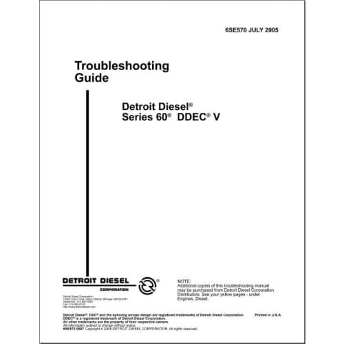 Detroit Diesel 60 Series Service Manual PDF