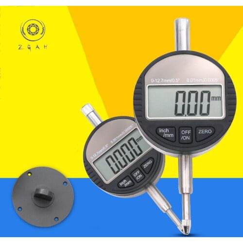0-12.7mm electronic digital dial indicator precision tool 0.01mm dial indicator depth measurement indicator accuracy 0.001mm