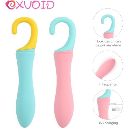 EXVOID AV Stick Dildo Vibrators Sex Toys for Women Customized Vibrator Adult Products Umbrella 4 Modes Silicone G Spot Massager