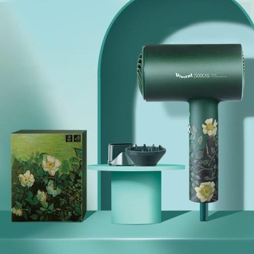 Original Van Gogh H5 Negative Ion Hair Dryers 1800W Professional 5 Minutes Quick-drying Electric Hair Dryer Hair Dryer Diffuser