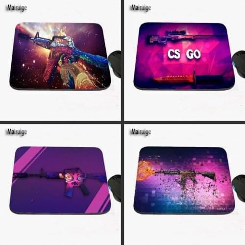 Mairuige Classic Guns And Bayonets Equipment Art Print Custom Non-Slip Rubber Mouse Pad, Computer Desk Can Be Used As A