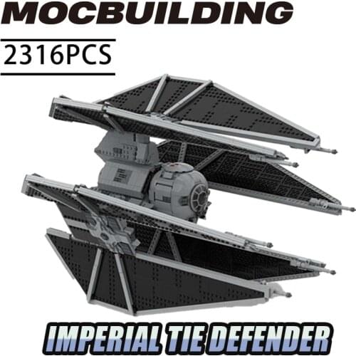 MOC Building Blocks Star Series Falcon Hides On Imperial Star Destroyer DIY Assembly Toy Model Interstellar TIE Fightrs wars