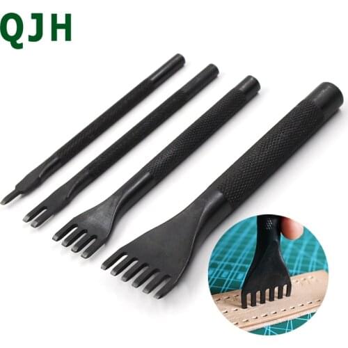 3mm Leather Tool Hole Punches Flat Punch Sewing Tool DIY Leather Tools Hole Punches Lacing Stitching Working Chisel