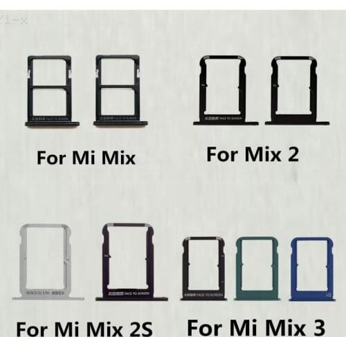 10pcs/lot Sim Card Tray For Xiaomi Mi Mix 2 2S 3 Sim Card Holder For Mix Mix2 Mix2S Mix3