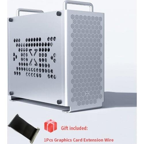 ZZAW B2 Plus Computer Case Support 240 Water Cooling SFX Power Supply Long Graphics Card ITX Motherboard Alumunum Alloy Chassis