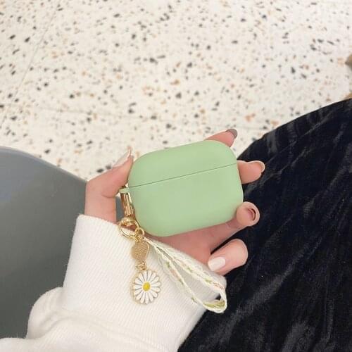 Cute Flower Decoration Case for Apple Airpods Pro Case ornament Accessories For Airpods 1 2 Bluetooth Earphone Silicone Cover