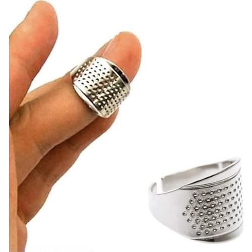 Retro Finger Protector Antique Thimble Ring Handworking Needle Thimble Quilting Craft Household DIY Sewing Tools Accessories