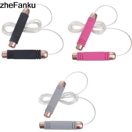 1Pc Jump Rope Rapid Speed Jumping Rope Cable Skipping Rope Gym Fitness Training Home Exercise Equipment Slim Body