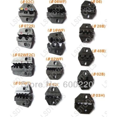 Replaceable crimping dies can be use for DN HS L series crimping tools mini crimping die sets jaws