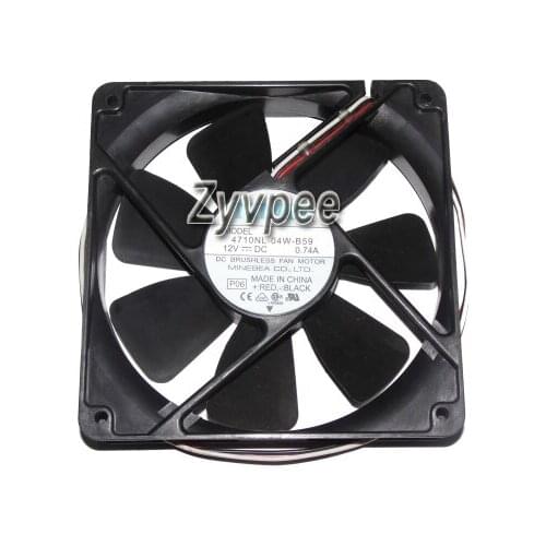 120X25MM 4710NL-04W-B59 P06 12V 0.74A 3Wires Cooling Fan