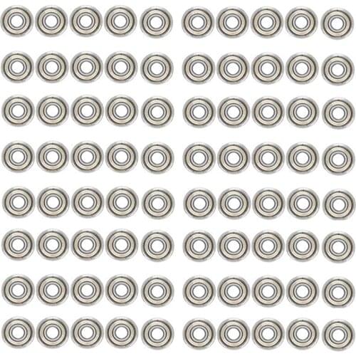 80Pcs 608ZZ Bearing 8X22X7 mm ABEC-5 Skate Stroller Miniature 608 ZZ Ball Bearings 608Z 608 2Z Bearing
