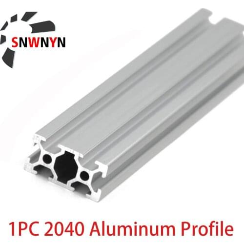 2040 Aluminum Profile 100 300 500 600 800 1000mm Extrusion European Standard Anodized 2040 Linear Rail For CNC 3D Printer Parts