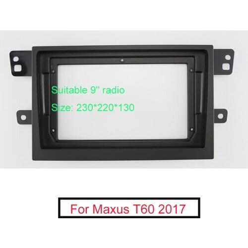 FEELDO Car Audio Face Plate Fascia Frame For Maxus T60 2017 9" Big Screen 2Din Radio Stereo Panel Dash Mount Refitting Kit
