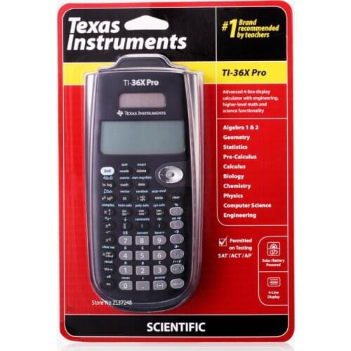 Brand Original Texas Instruments Ti-36x Pro Multifunctional Student Scientific Calculator Hot Selling Graphing Calculator