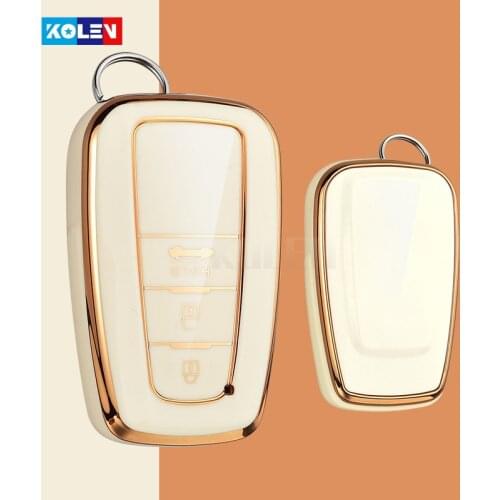 TPU Car Remote Key Cover Case Shell Fob For Toyota Prius Camry Corolla C-HR CHR RAV4 Prado Car Smart Key Protector Accessories