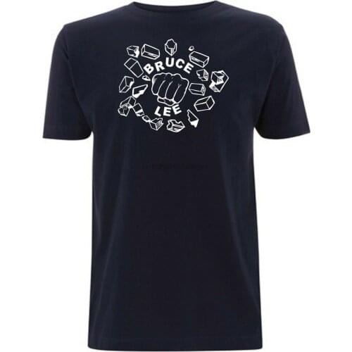 Bruce Lee Inspired T Shirt Fist Martial Artist Dragon Jeet Kune Do Legend boxing