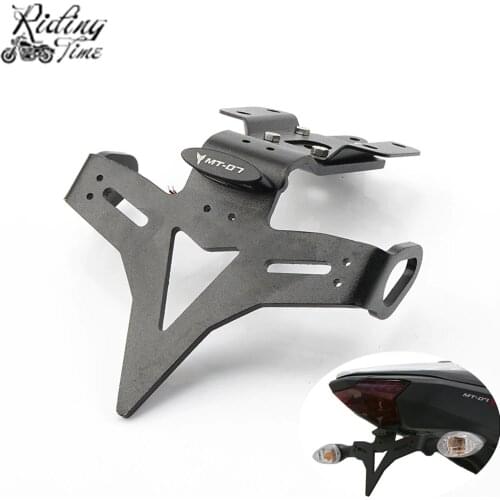 For Yamaha MT 07 FZ 07 MT07 FZ07 2013-2019 Motorcycle Rear License Plate Holder Bracket Bracket Tail Tidy Fender Eliminator