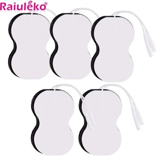 20P Reusable Adhesive 2.0mm Electrodes Massage Pad Patch Acupuncture Digital Relaxation Tens Massager Electric Muscle Stimulator