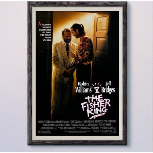 N433 THE FISHER KING Vintage Classic Movie Wall Silk Cloth HD Poster Art Home Decoration Gift