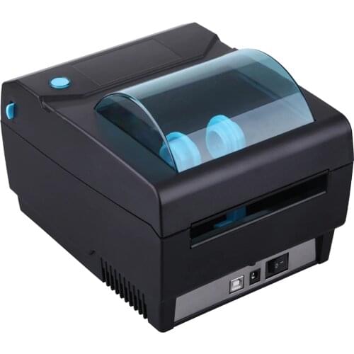 Newest Cheap Office Supplies Black 108mm USB Thermal Barcode Printer with Label Paper Auto Detection