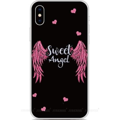 Printed Angel Wings Cover For Vsmart Active 1 Plus Star 3 JOY 4 Live BQ Aquaris X2 X Pro U U2 Lite V VS Phone Case Fundas